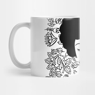 Line of Flowers Mug